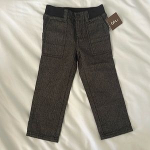 Tea collection herringbone toddler pant size 3t